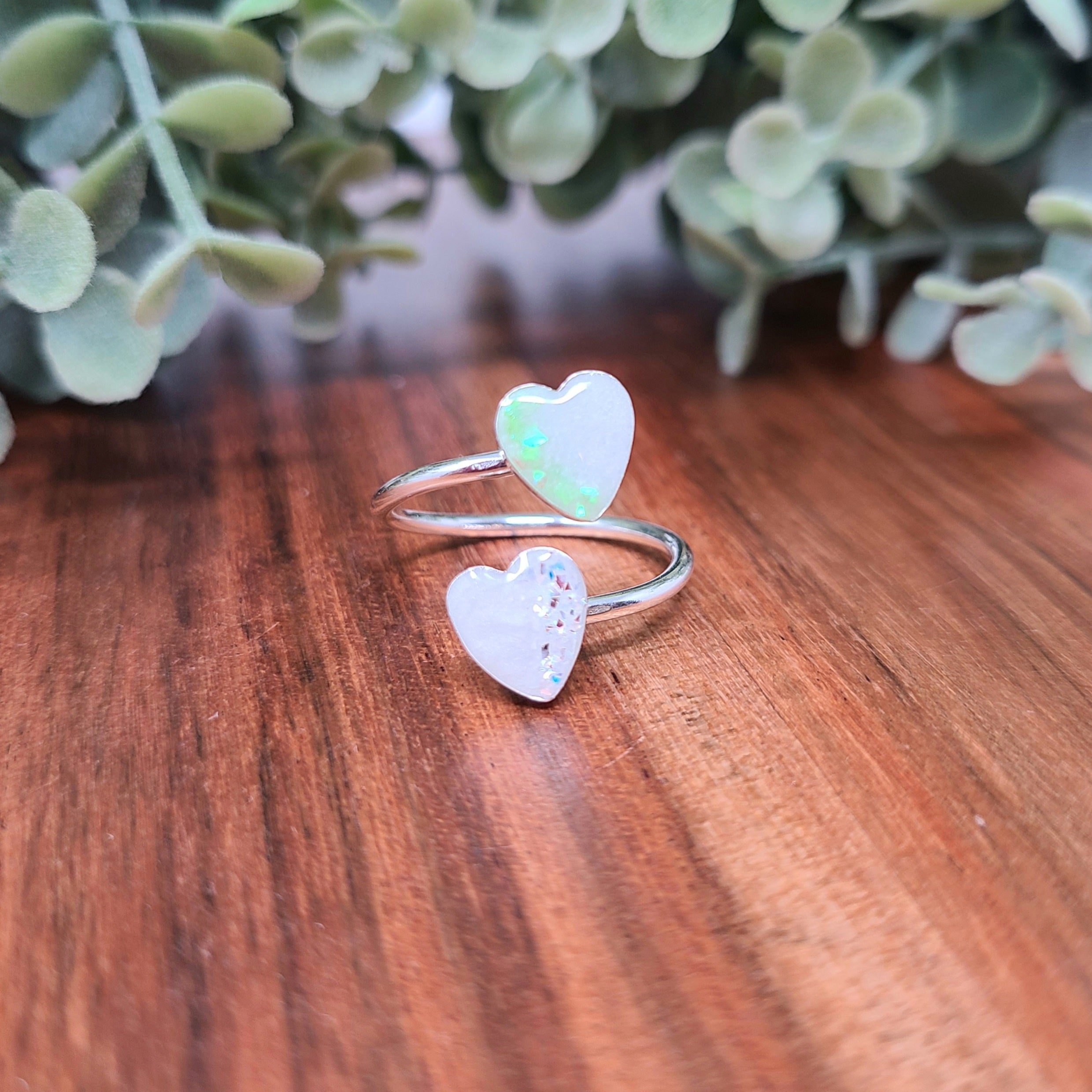 Double Heart Wrap Ring – Milk & Moments